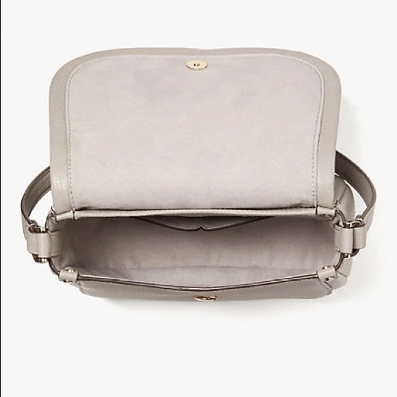 kate spade Bags Roulette Small Saddle Bag In True Taupe Poshmark